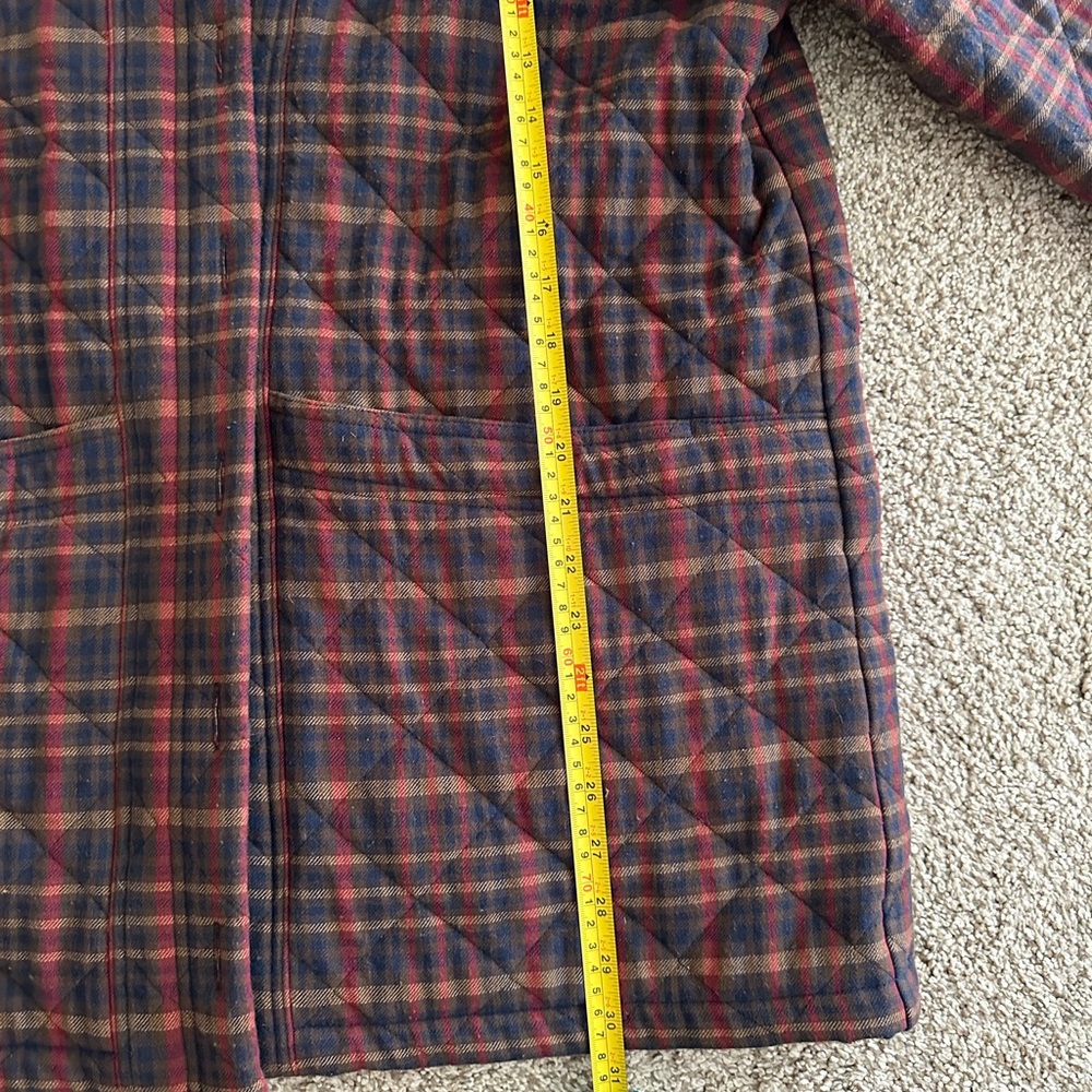 Sezane plaid will Button-Up Jacket - image 5